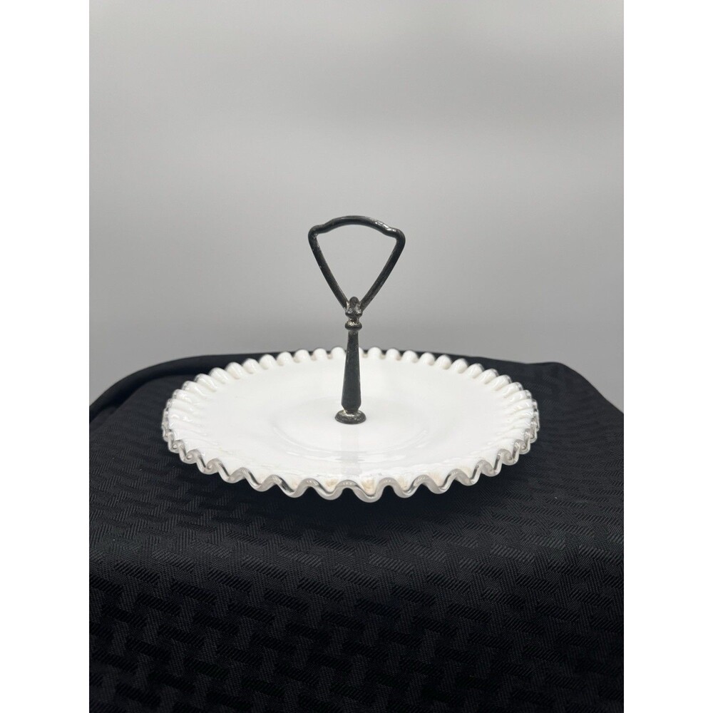 Fenton White Serving Plate